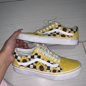 Customized Sunflower Vans